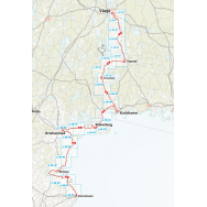 Sydostleden Cykelatlas Calazo